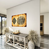 Dini Cam Tablo - Dikey Hat Sanatı - Dini Motif 01-032