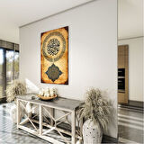 Dini Cam Tablo - Dikey Hat Sanatı - Dini Motif 02-035