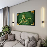 Dini Cam Tablo - Dikey Hat Sanatı - Dini Motif 03-031