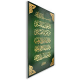 Dini Cam Tablo - Dikey Hat Sanatı - Dini Motif 04-015