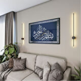 Dini Cam Tablo - Dikey Hat Sanatı - Dini Motif 05-022