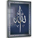 Dini Cam Tablo - Dikey Hat Sanatı - Dini Motif 06-006