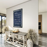 Dini Cam Tablo - Dikey Hat Sanatı - Dini Motif 06-013