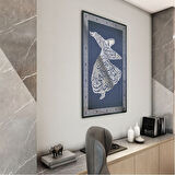 Dini Cam Tablo - Dikey Hat Sanatı - Dini Motif 06-031
