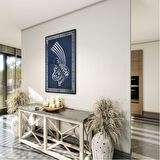 Dini Cam Tablo - Dikey Hat Sanatı - Dini Motif 06-034