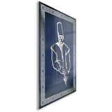 Dini Cam Tablo - Dikey Hat Sanatı - Dini Motif 06-035