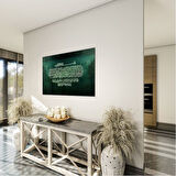 Dini Cam Tablo - Dikey Hat Sanatı - Dini Motif 07-004