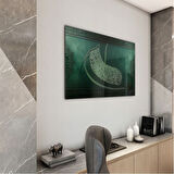 Dini Cam Tablo - Dikey Hat Sanatı - Dini Motif 07-020