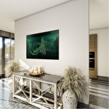 Dini Cam Tablo - Dikey Hat Sanatı - Dini Motif 07-023