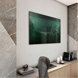 Dini Cam Tablo - Dikey Hat Sanatı - Dini Motif 07-024