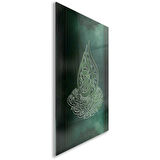 Dini Cam Tablo - Dikey Hat Sanatı - Dini Motif 08-009