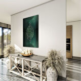 Dini Cam Tablo - Dikey Hat Sanatı - Dini Motif 08-030