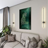 Dini Cam Tablo - Dikey Hat Sanatı - Dini Motif 08-034