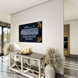 Dini Cam Tablo - Dikey Hat Sanatı - Dini Motif 09-005