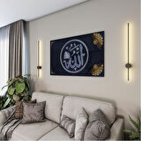 Dini Cam Tablo - Dikey Hat Sanatı - Dini Motif 09-006