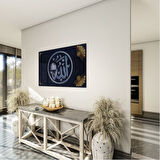 Dini Cam Tablo - Dikey Hat Sanatı - Dini Motif 09-006