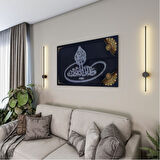 Dini Cam Tablo - Dikey Hat Sanatı - Dini Motif 09-033