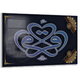 Dini Cam Tablo - Dikey Hat Sanatı - Dini Motif 09-037