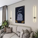 Dini Cam Tablo - Dikey Hat Sanatı - Dini Motif 10-026