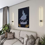 Dini Cam Tablo - Dikey Hat Sanatı - Dini Motif 11-001