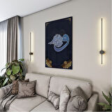 Dini Cam Tablo - Dikey Hat Sanatı - Dini Motif 11-003