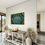 Dini Cam Tablo - Dikey Hat Sanatı - Dini Motif 11-007