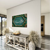 Dini Cam Tablo - Dikey Hat Sanatı - Dini Motif 11-022