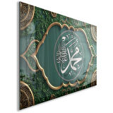 Dini Cam Tablo - Dikey Hat Sanatı - Dini Motif 11-036