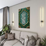 Dini Cam Tablo - Dikey Hat Sanatı - Dini Motif 12-021