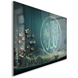 Dini Cam Tablo - Yatay Hat Sanatı - Dini Motif 01-005