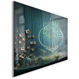 Dini Cam Tablo - Yatay Hat Sanatı - Dini Motif 01-009