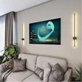 Dini Cam Tablo - Yatay Hat Sanatı - Dini Motif 01-013