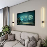 Dini Cam Tablo - Yatay Hat Sanatı - Dini Motif 01-015