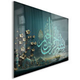 Dini Cam Tablo - Yatay Hat Sanatı - Dini Motif 01-022