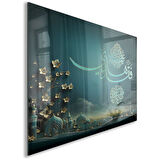 Dini Cam Tablo - Yatay Hat Sanatı - Dini Motif 01-026