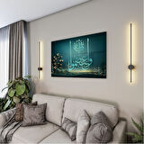 Dini Cam Tablo - Yatay Hat Sanatı - Dini Motif 01-029