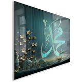 Dini Cam Tablo - Yatay Hat Sanatı - Dini Motif 02-001