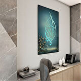 Dini Cam Tablo - Yatay Hat Sanatı - Dini Motif 02-029