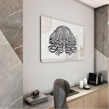 Dini Cam Tablo - Yatay Hat Sanatı - Dini Motif 03-011