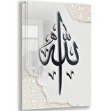 Dini Cam Tablo - Yatay Hat Sanatı - Dini Motif 04-006