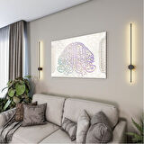 Dini Cam Tablo - Yatay Hat Sanatı - Dini Motif 05-011