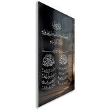Dini Cam Tablo - Yatay Hat Sanatı - Dini Motif 08-018