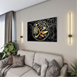 Dini Cam Tablo - Yatay Hat Sanatı - Dini Motif 09-006