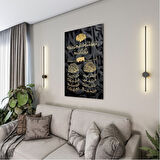 Dini Cam Tablo - Yatay Hat Sanatı - Dini Motif 10-026