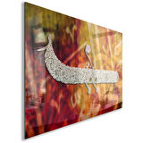 Dini Cam Tablo - Yatay Hat Sanatı - Dini Motif 11-017