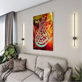 Dini Cam Tablo - Yatay Hat Sanatı - Dini Motif 12-035