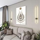 Dini Cam Tablo - Dini Motif - Yatay Motif 13-008