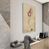 Dini Cam Tablo - Dini Motif - Yatay Motif 13-044