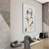 Dini Cam Tablo - Dini Motif - Yatay Motif 13-050