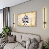 Dini Cam Tablo - Yatay Hat Sanatı - Dini Motif 14- 003